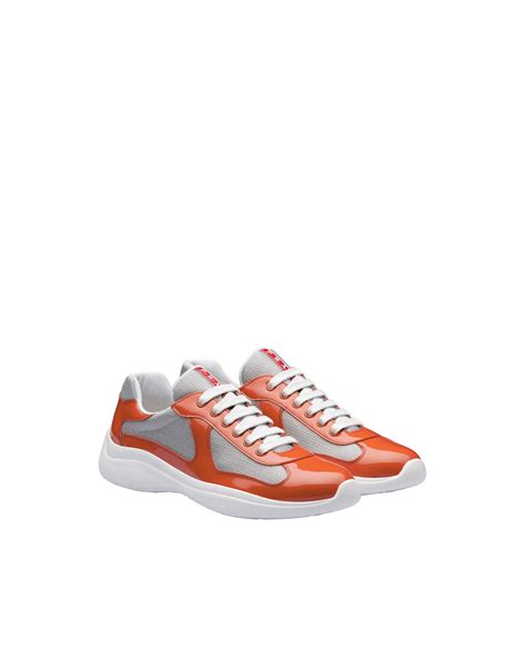 prada running shoes women orange|Prada female sneakers.